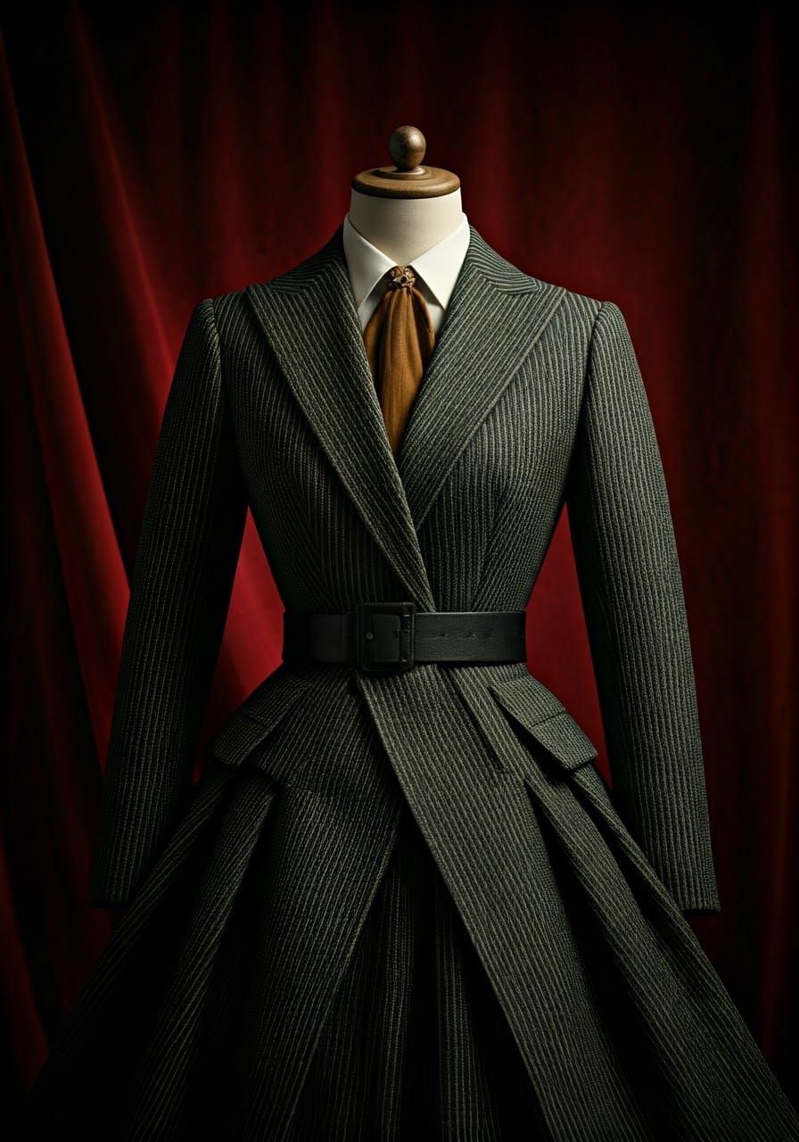 Surreal Fashion House in 1920s Modernist Style