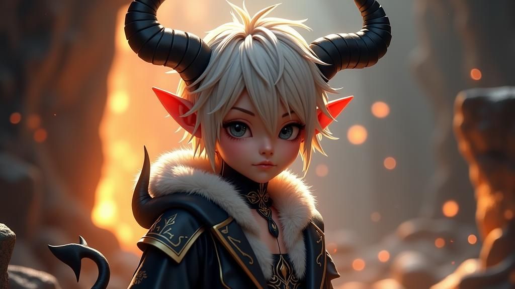 Platinum Wight Devil in Fantasy Realm