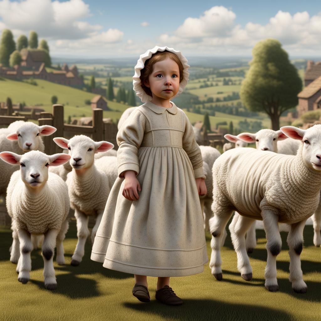 Hyperrealistic Lamb in 8k Resolution