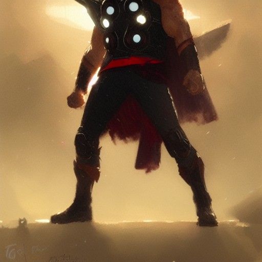 Sinister Thor Digital Illustration