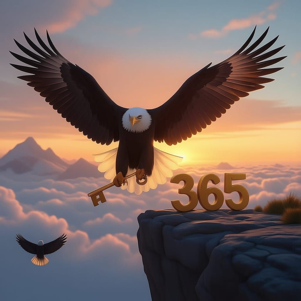 Bald Eagle Launching at Sunrise: Symbol of Freedom