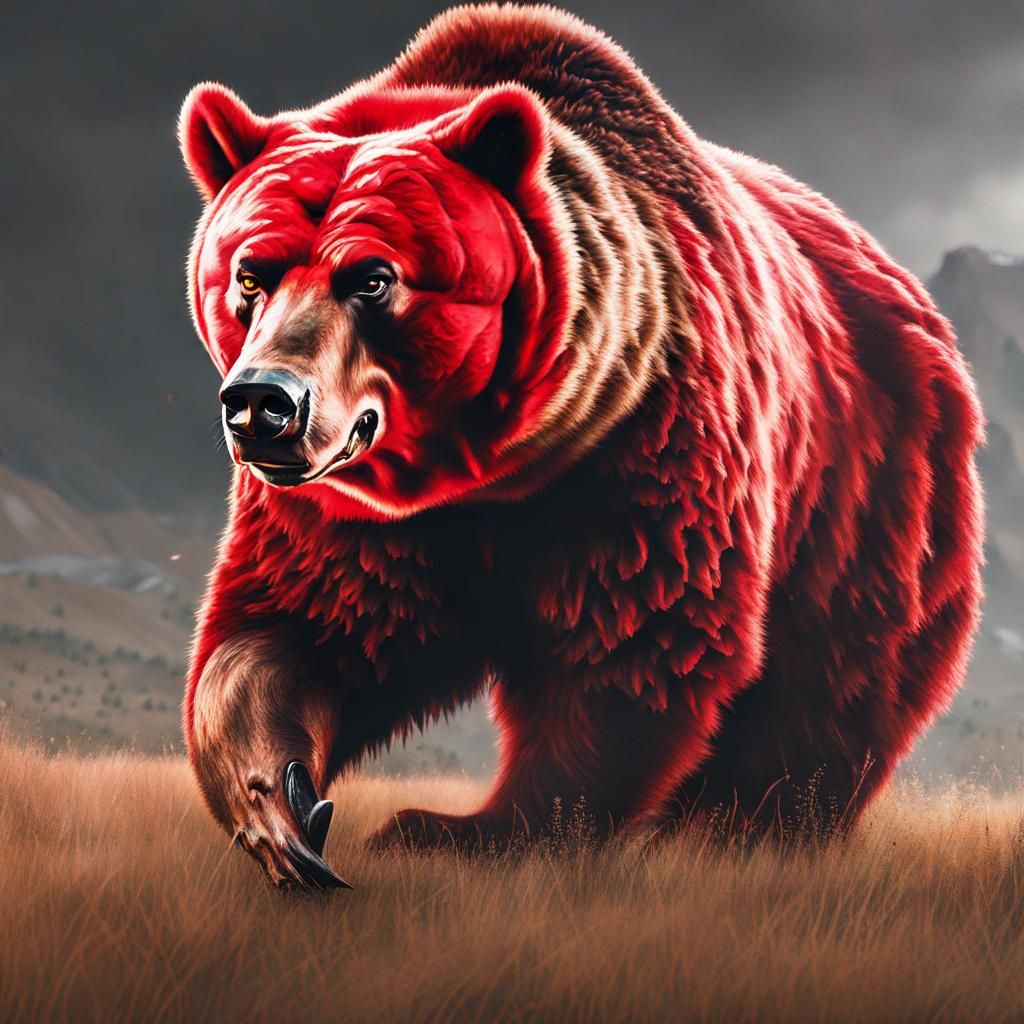 Patrick Mahomes vs Grizzly Bear: Hyperrealistic Concept Art
