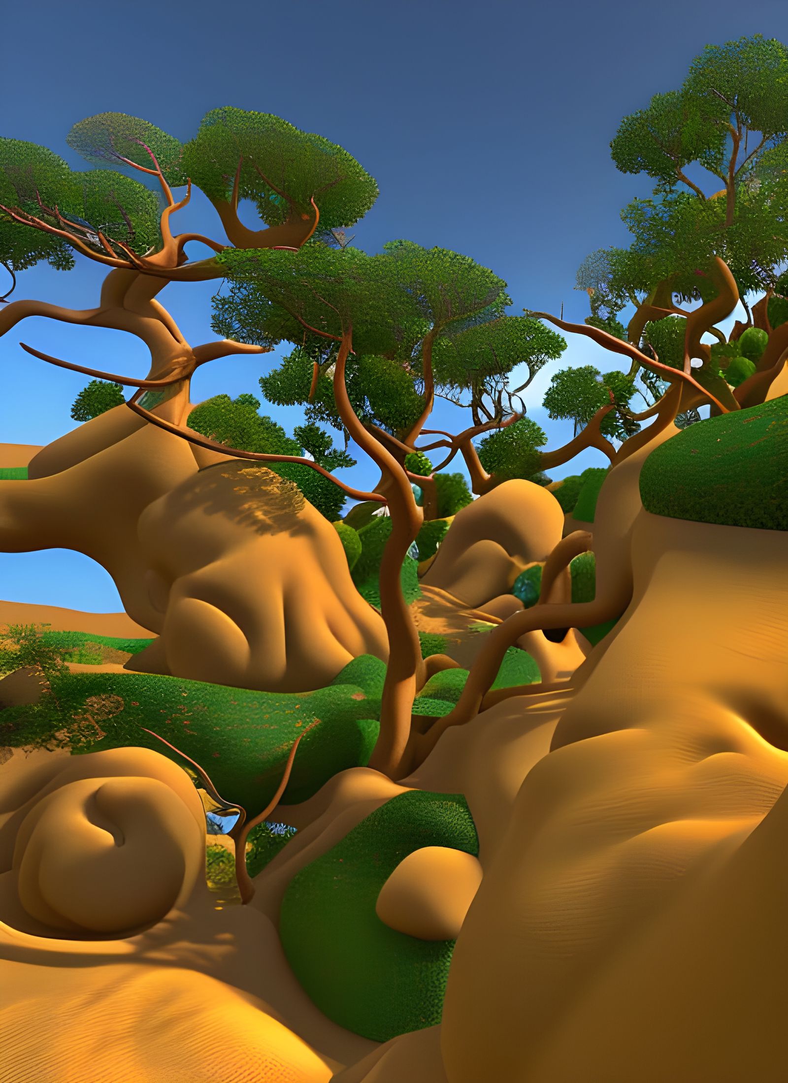 Hyperdetailed Fractal Art in Photorealistic Style