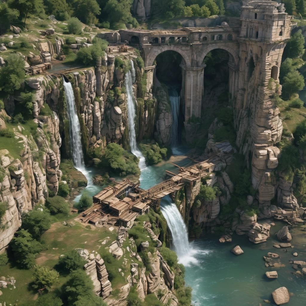 Post-Apocalyptic Ruins of an Ancient Civilization