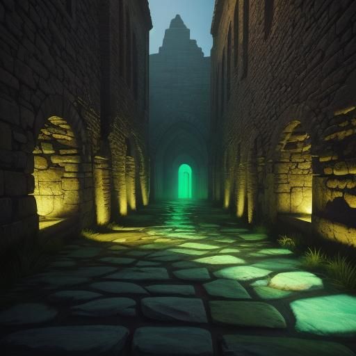 Vibrant Graffiti on Ancient Stone Wall