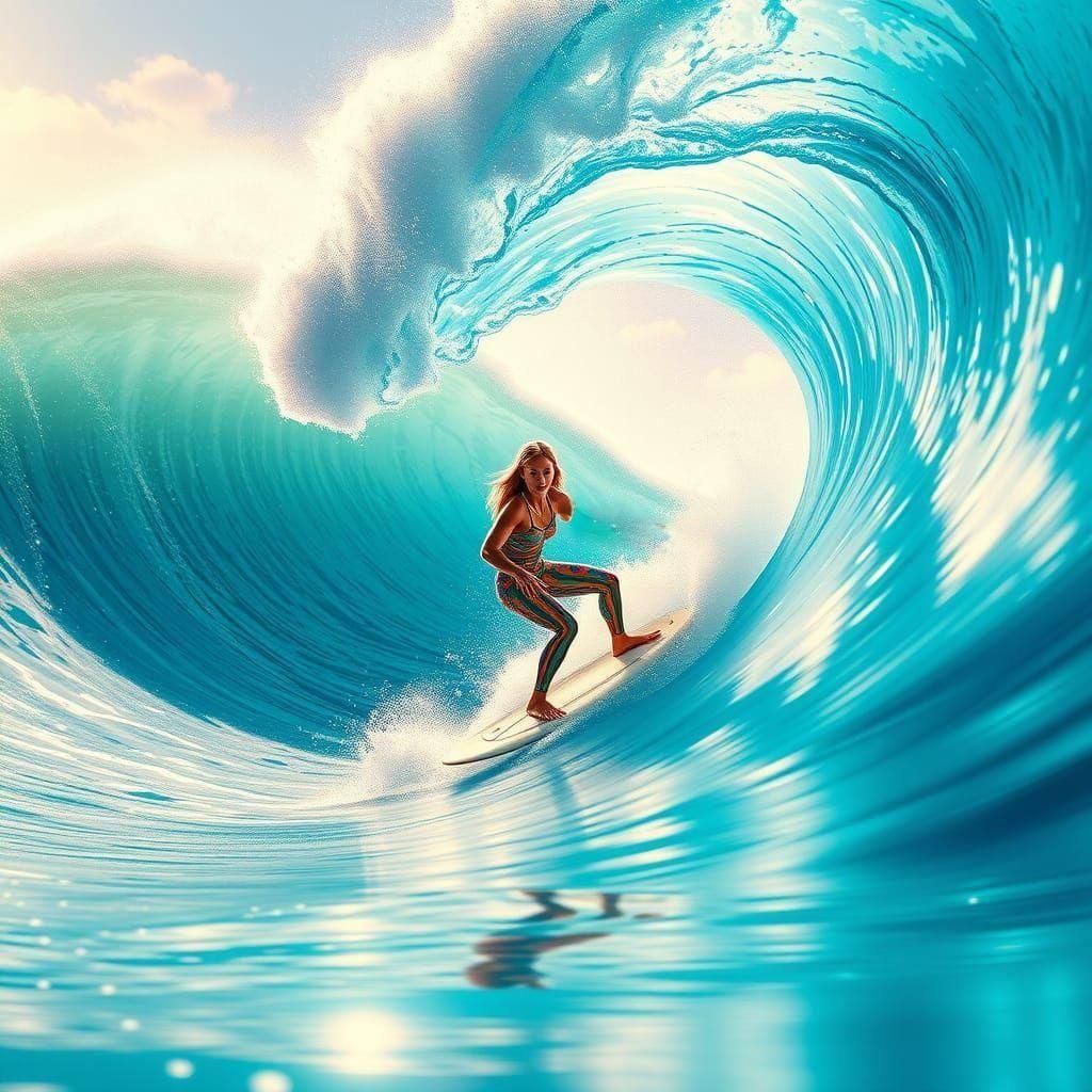 Bethany Hamilton Surfing Through Barriers