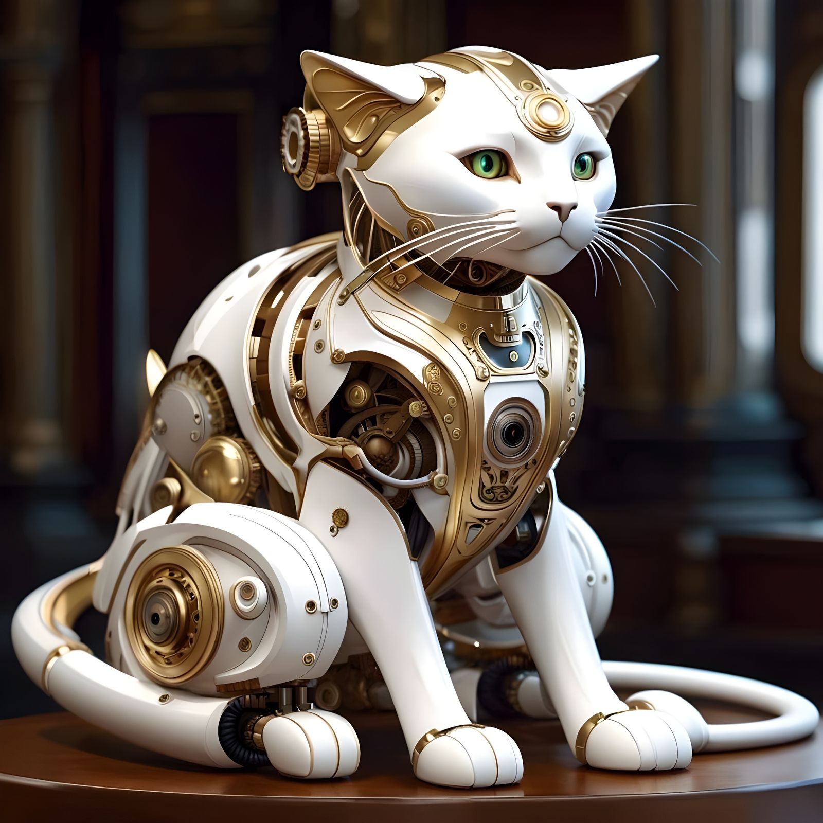 Steampunk Cat Bot