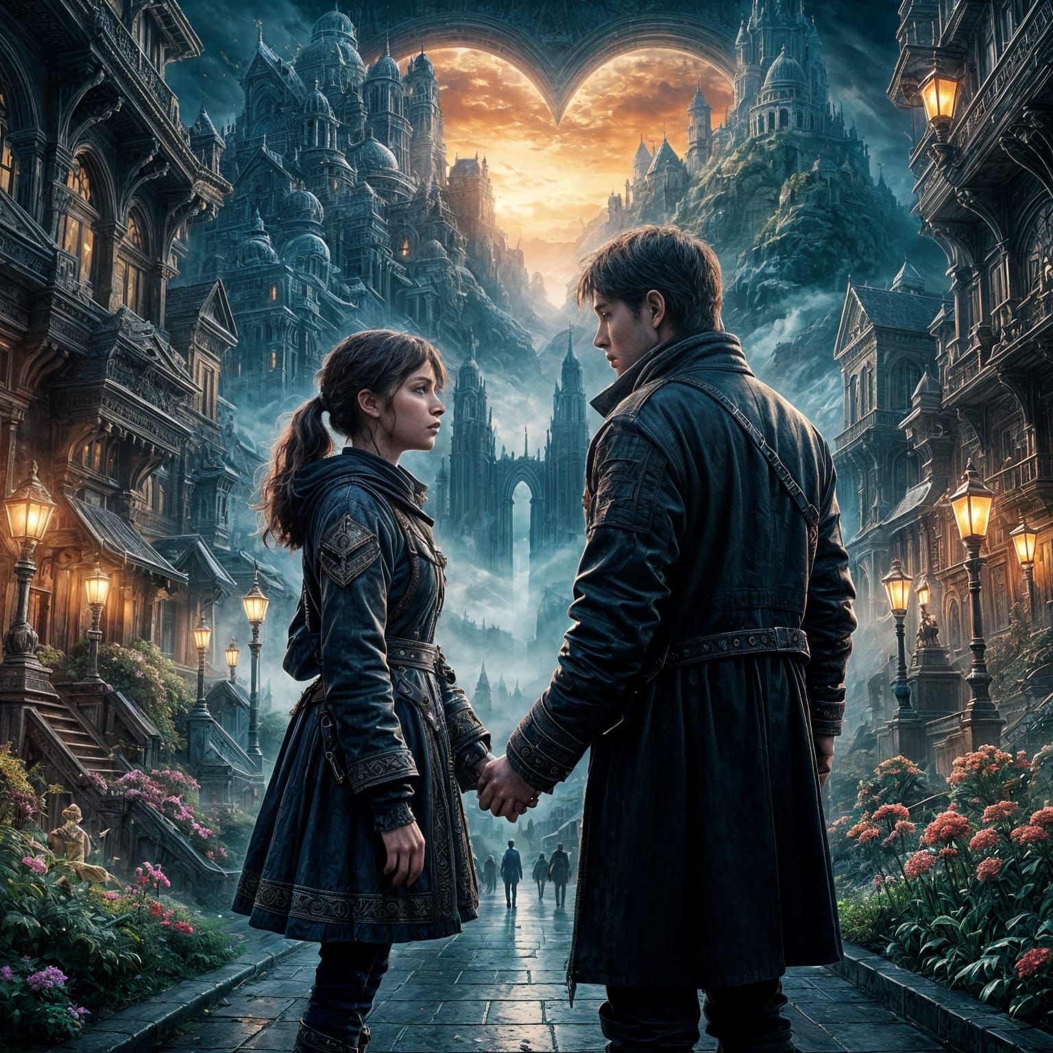 Dramatic Digital Painting: First Love Remembered