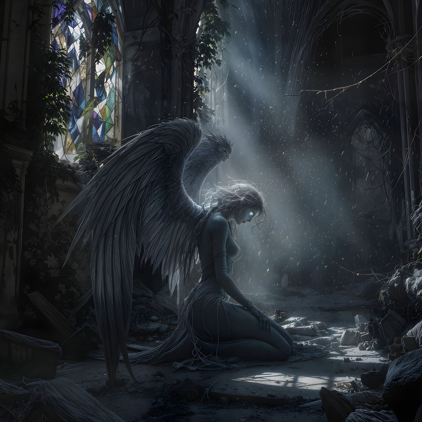 Dust, Fog, and Light: A Sad Window View