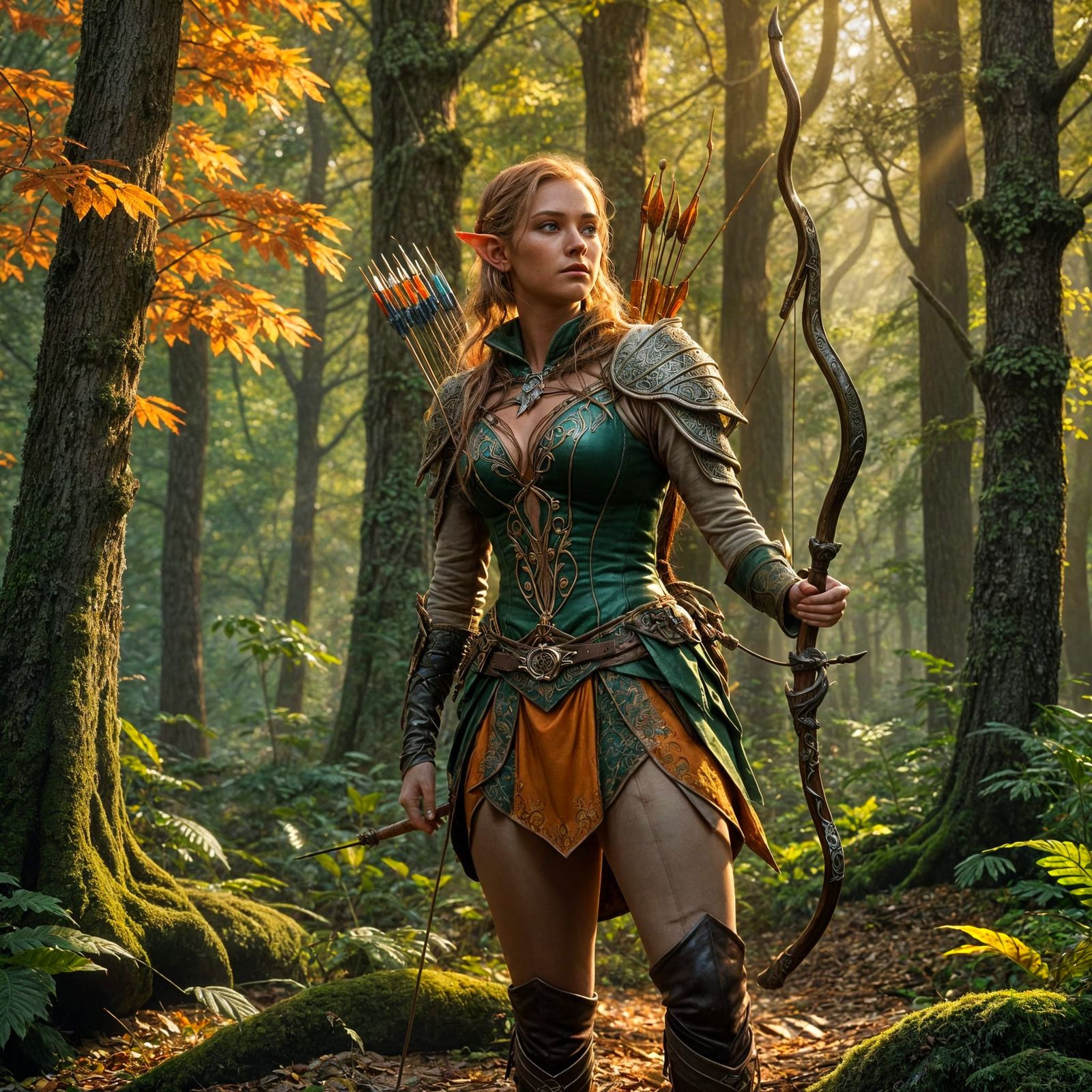 Seraphina Valeheart - Elf Warrior