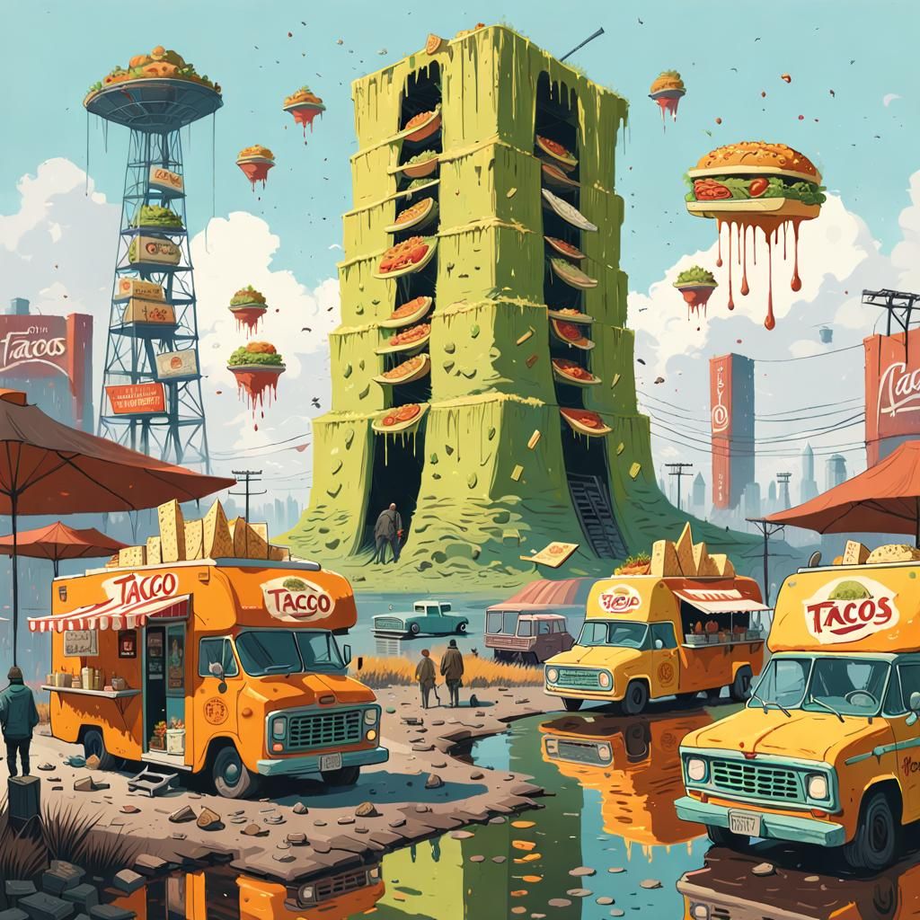 Radioactive Taco Towers in Food Truck Wasteland