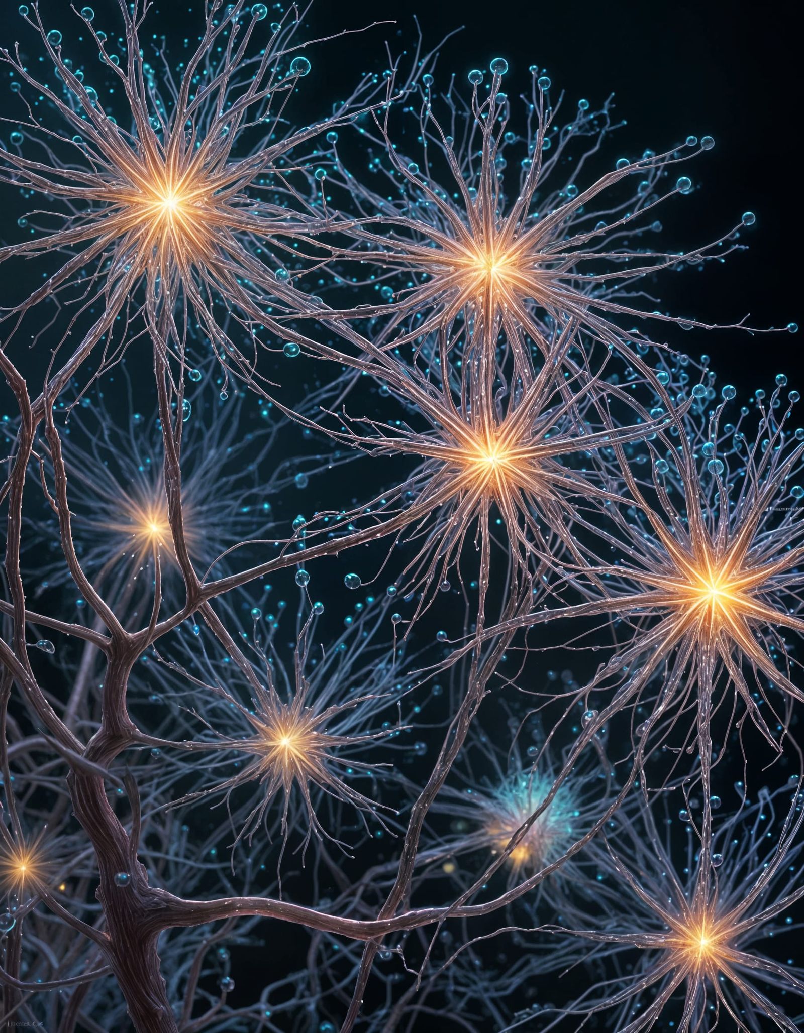 Ethereal Bioluminescent Cloud Alters Synaptic Activity