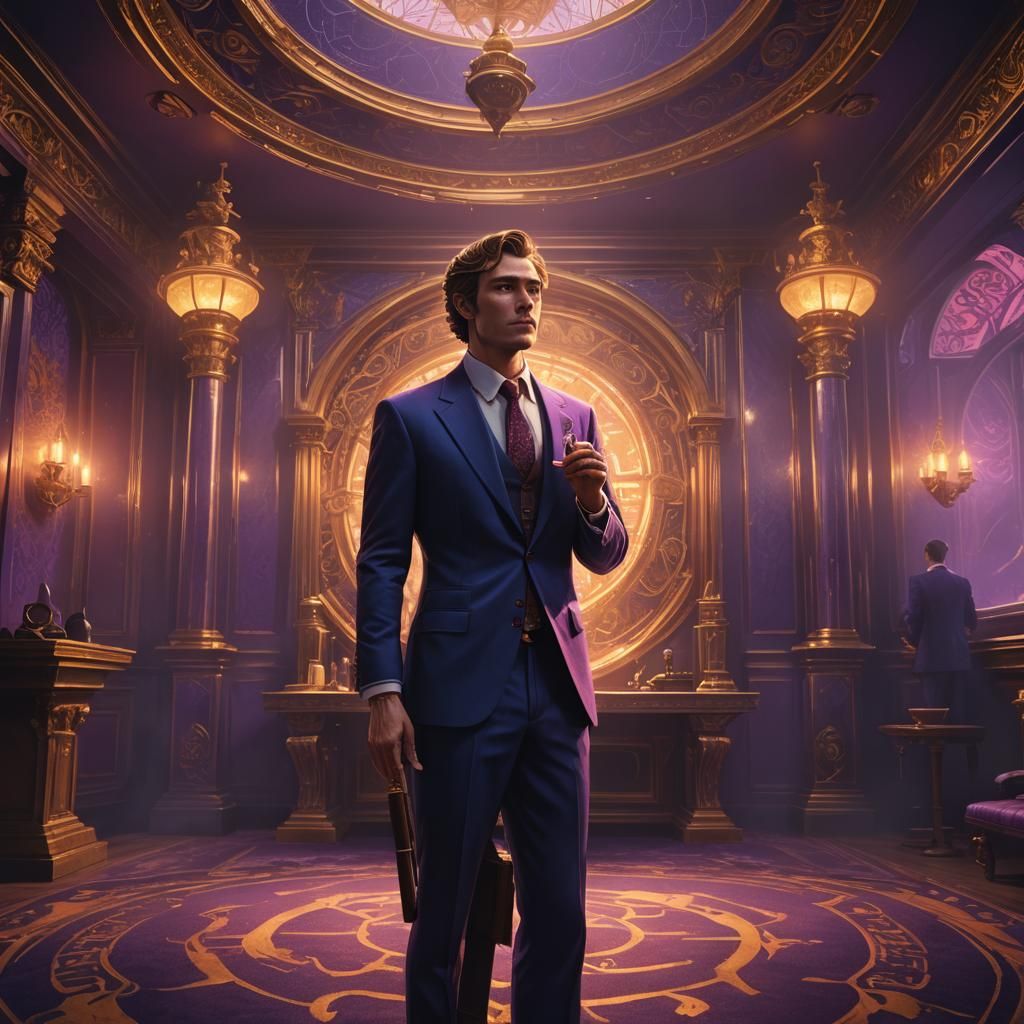 Ornate Chamber: A Lavish Fantasy Concept Art