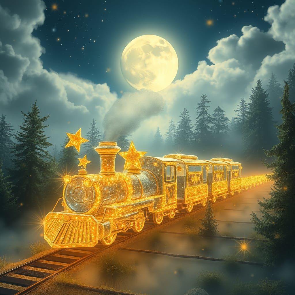 Magical Crystal Train Journeys to Enchanted Forest