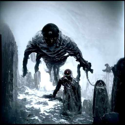 Gustave Doré Inspired Horror Illustration