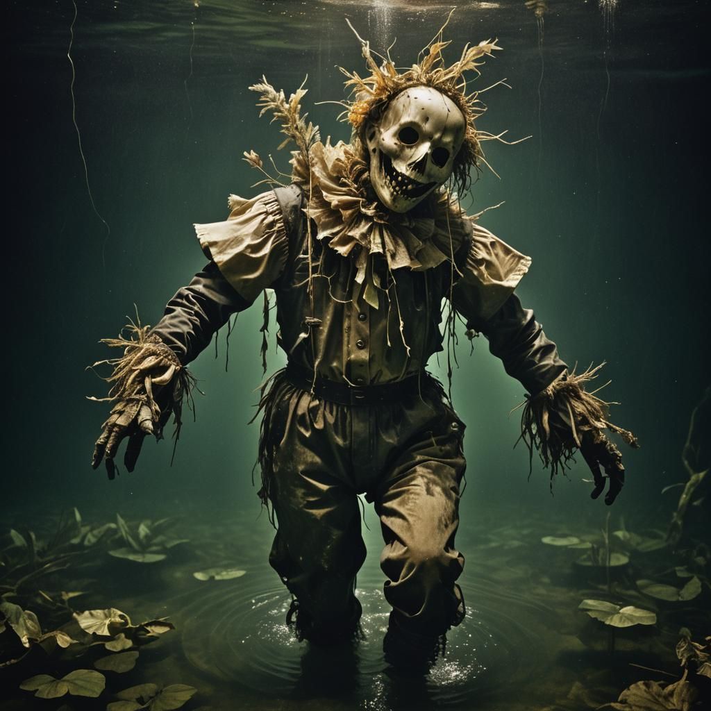 Underwater Scarecrow Dance in Lo-Fi Vintage Style