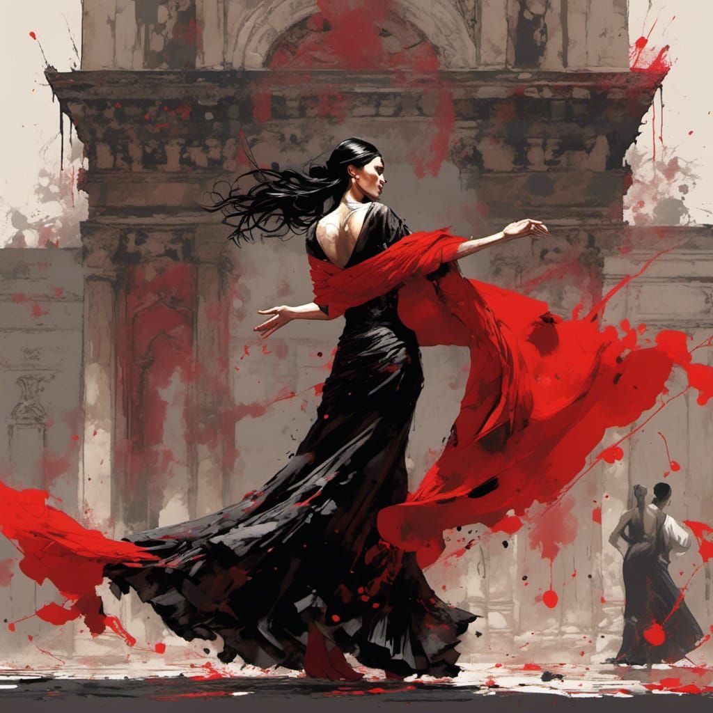 Flamenco Dancer
<lora:Splatter Graffiti:1.0>
