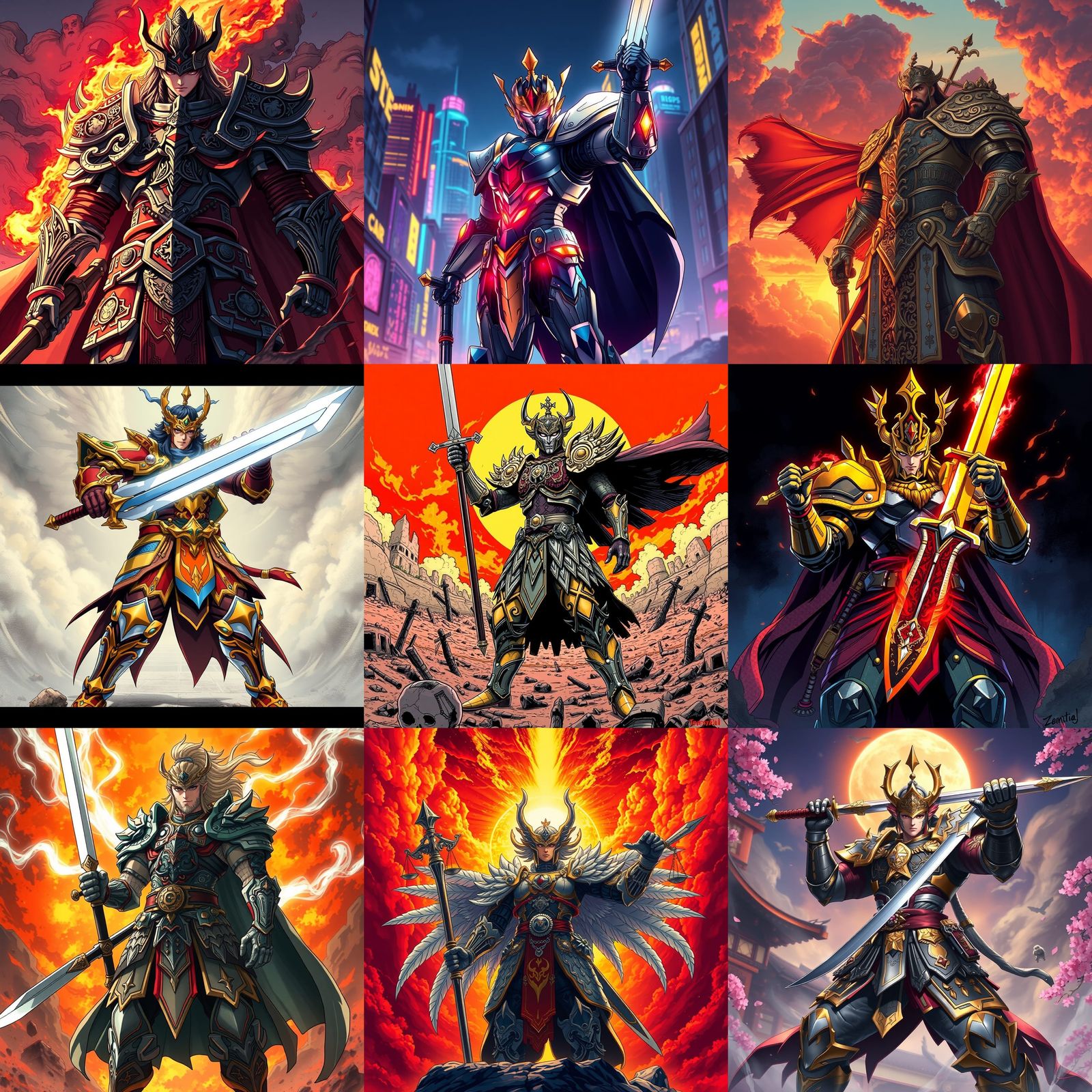 The Establisher: Anime-Style Warrior of Justice