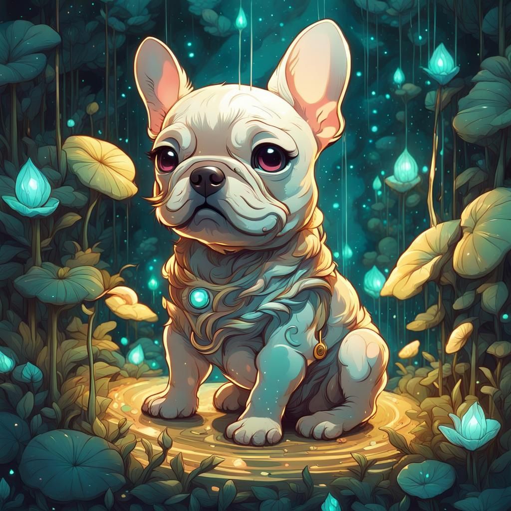 Cute baby French Bulldog