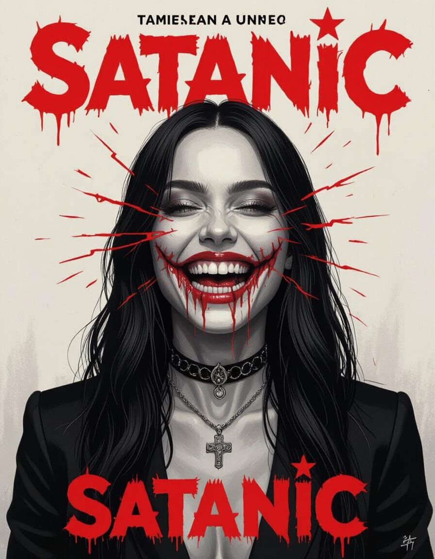 Grotesque Figure with Torn Mouth: Lyrical Abstraction