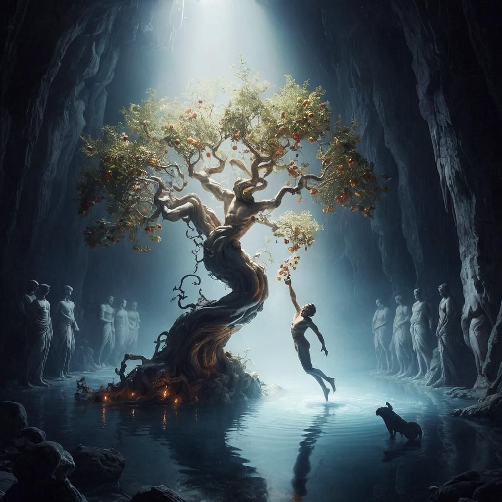 Tantalus's Eternal Torment in the Greek Underworld