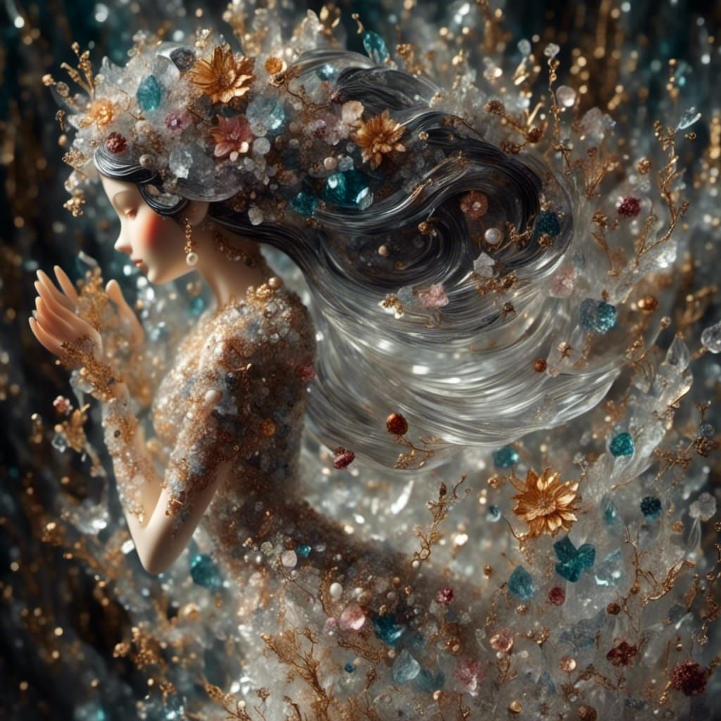 <lora:Fairy Animals:1.0> <lora:Luxe Crystal Fusion:1.0> <lor...