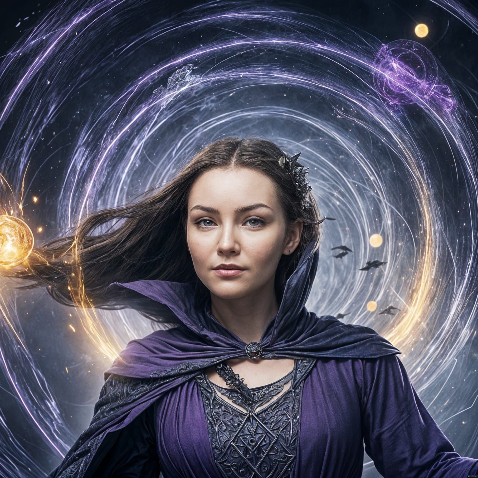 Ethereal High Fae Witch with Time Magic