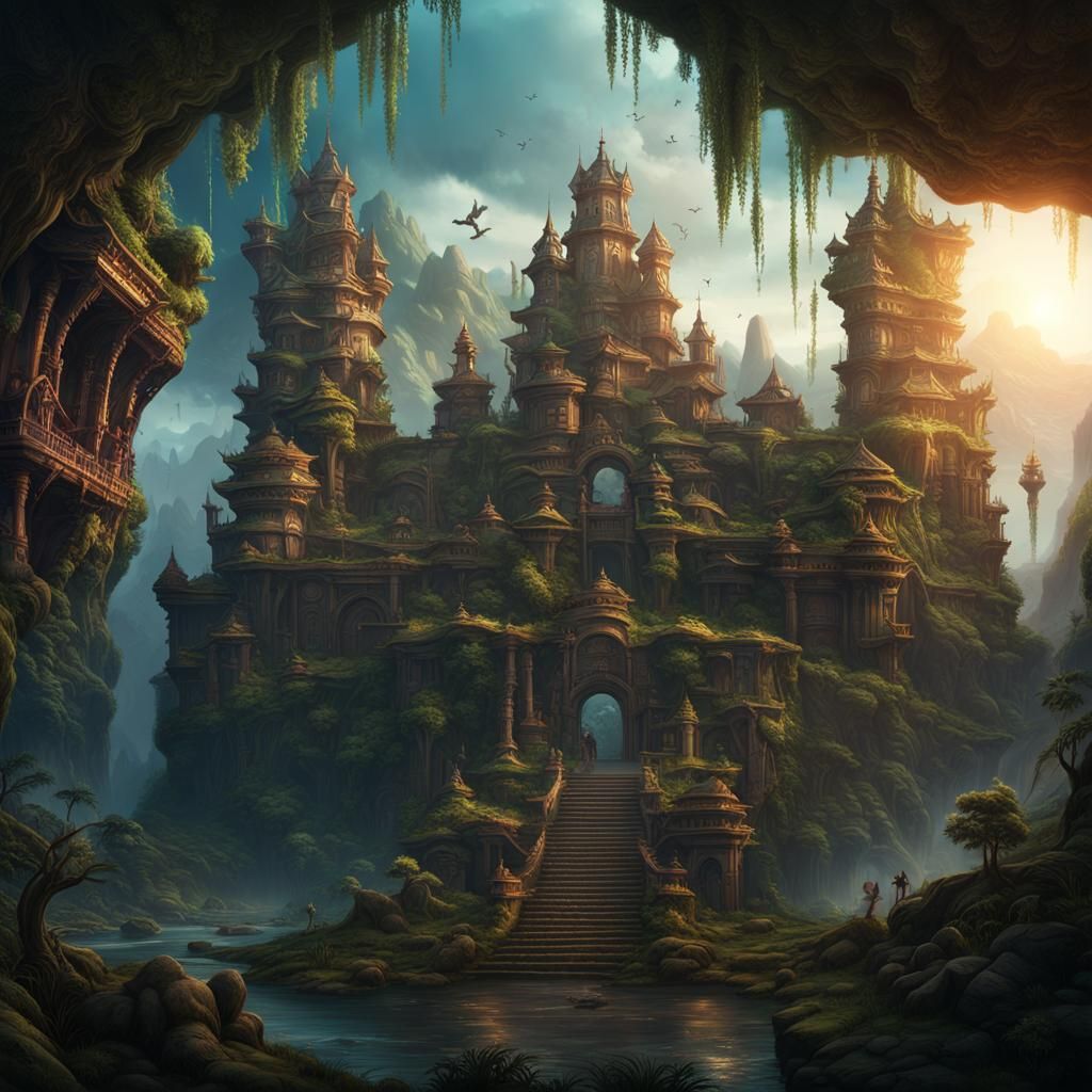 Monkey Land: Epic Cinematic Digital Matte Painting