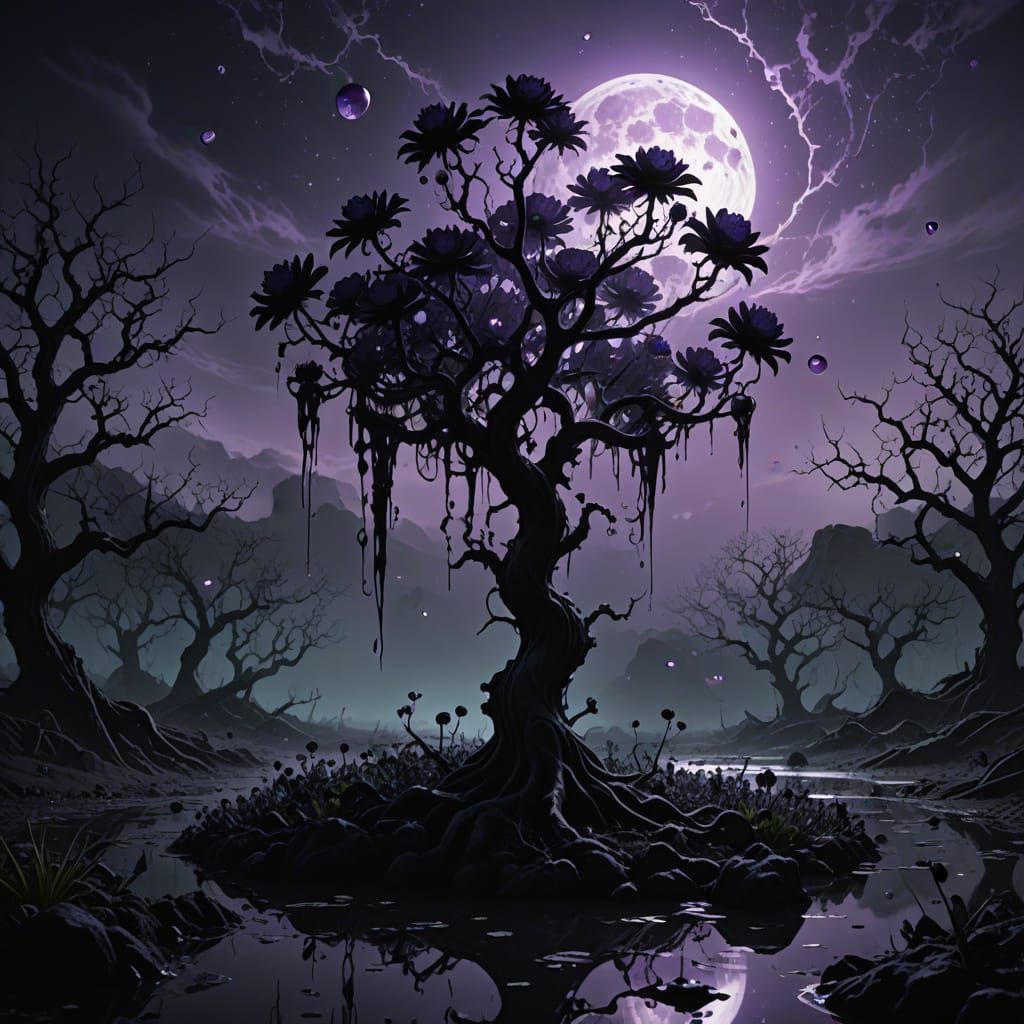 Dark Fantasy Blooms in Sinister Elegance