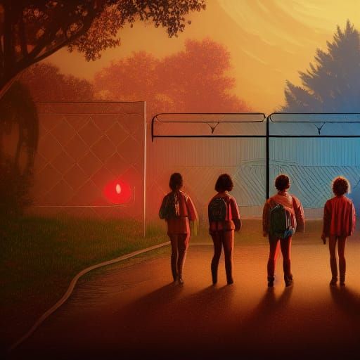 Fantastical Matte Painting with Deep Color, Detailed