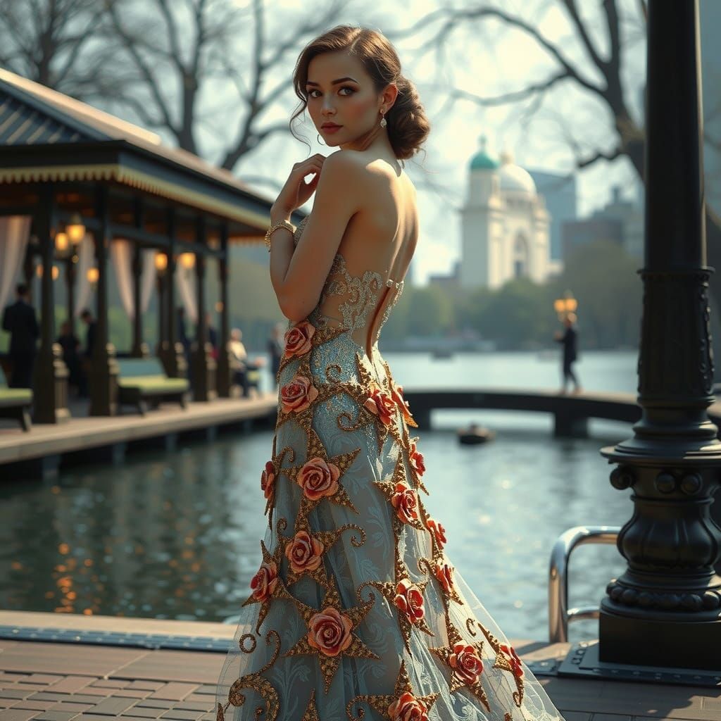 Elegant Gibson-Girl Inspiration in Central Park
