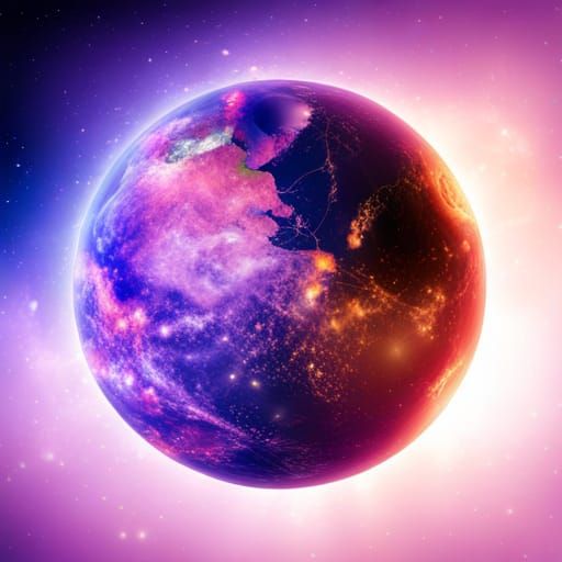 Astral Cosmic Planet AI Image