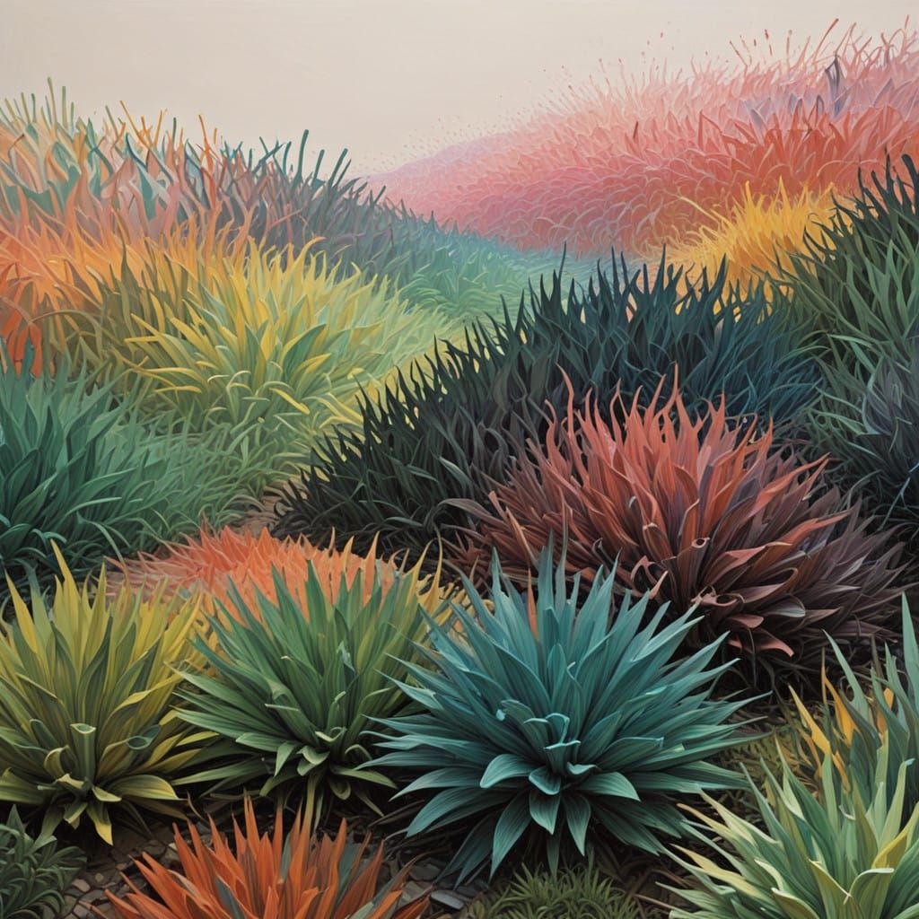 Iridescent Mud: Abstract Expressionist Composition