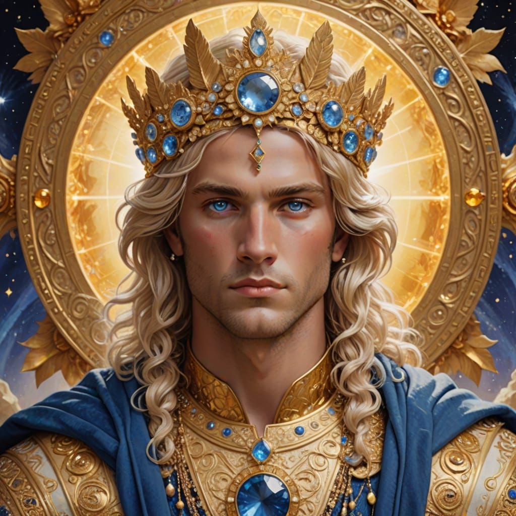 Apollo God of the Sun in Ethereal Glory