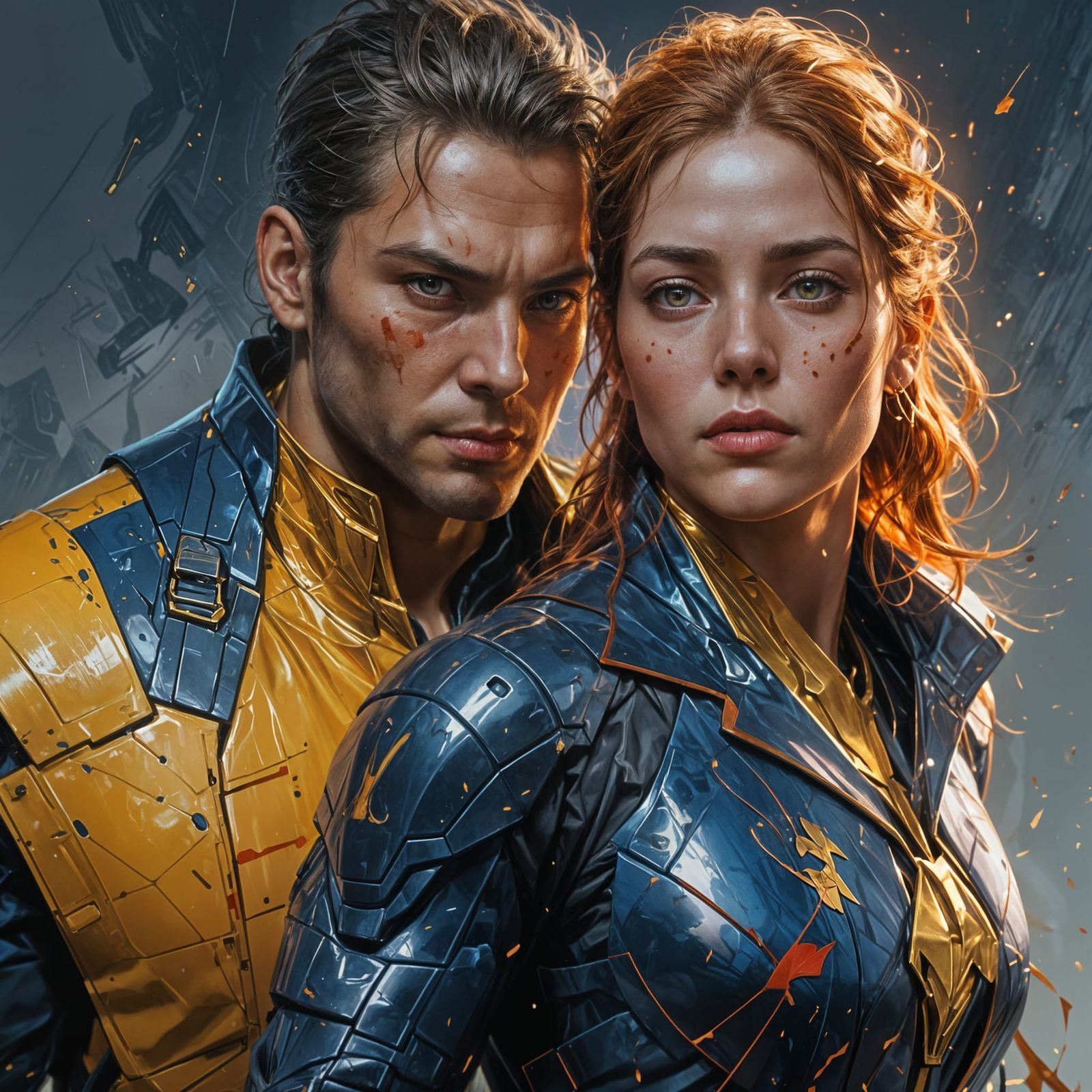 Hyperrealistic Portrait with Dynamic Lighting in 8K