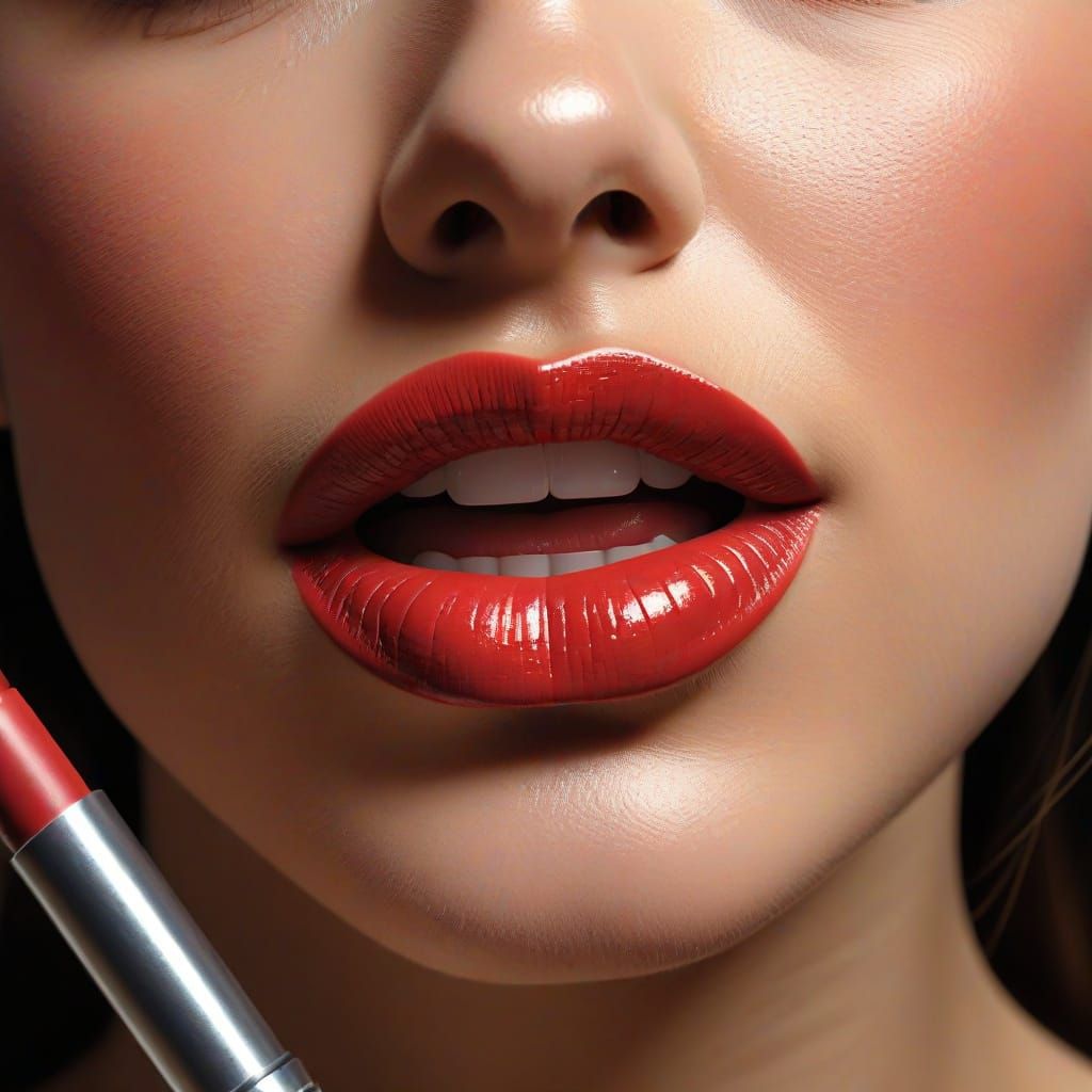 Pencil Drawing of a Gorgeous Woman in Painterly Style