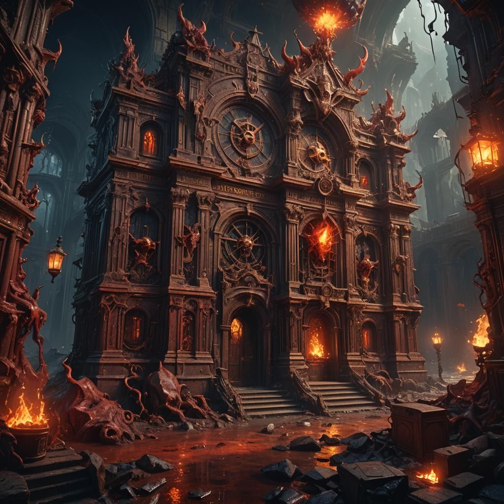 Satan's Post Office in the Depths of Hell