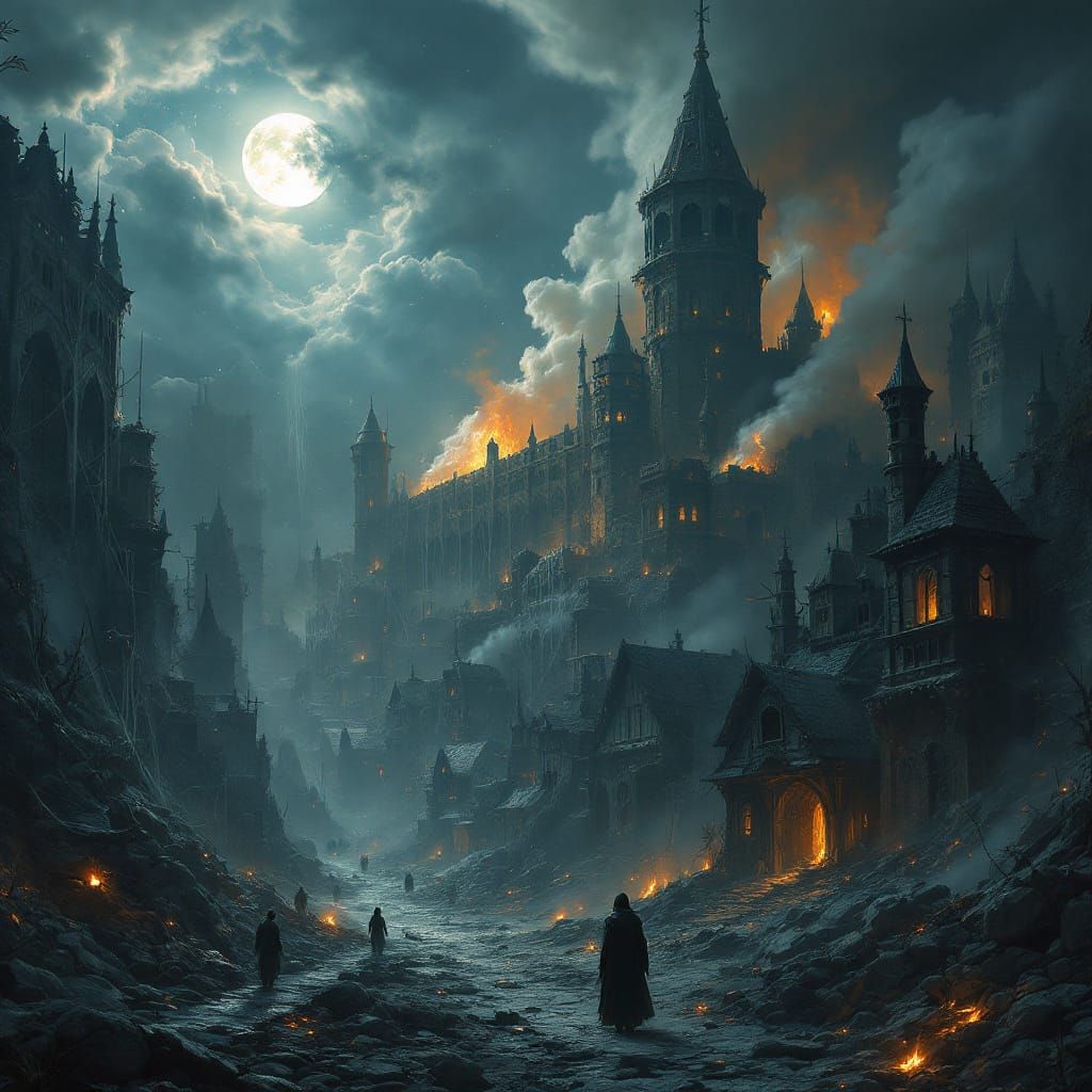 Ruined Fantasy City: Adventurers Arrive Too Late