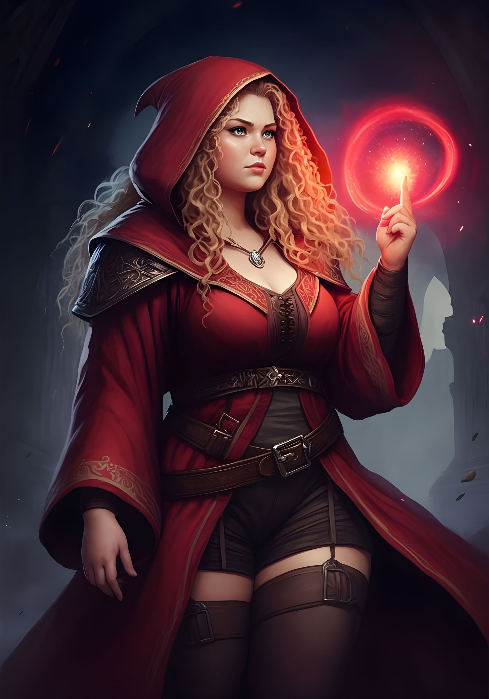 Ethereal Sorceress Channels Magic in a Rich, Fantasy World