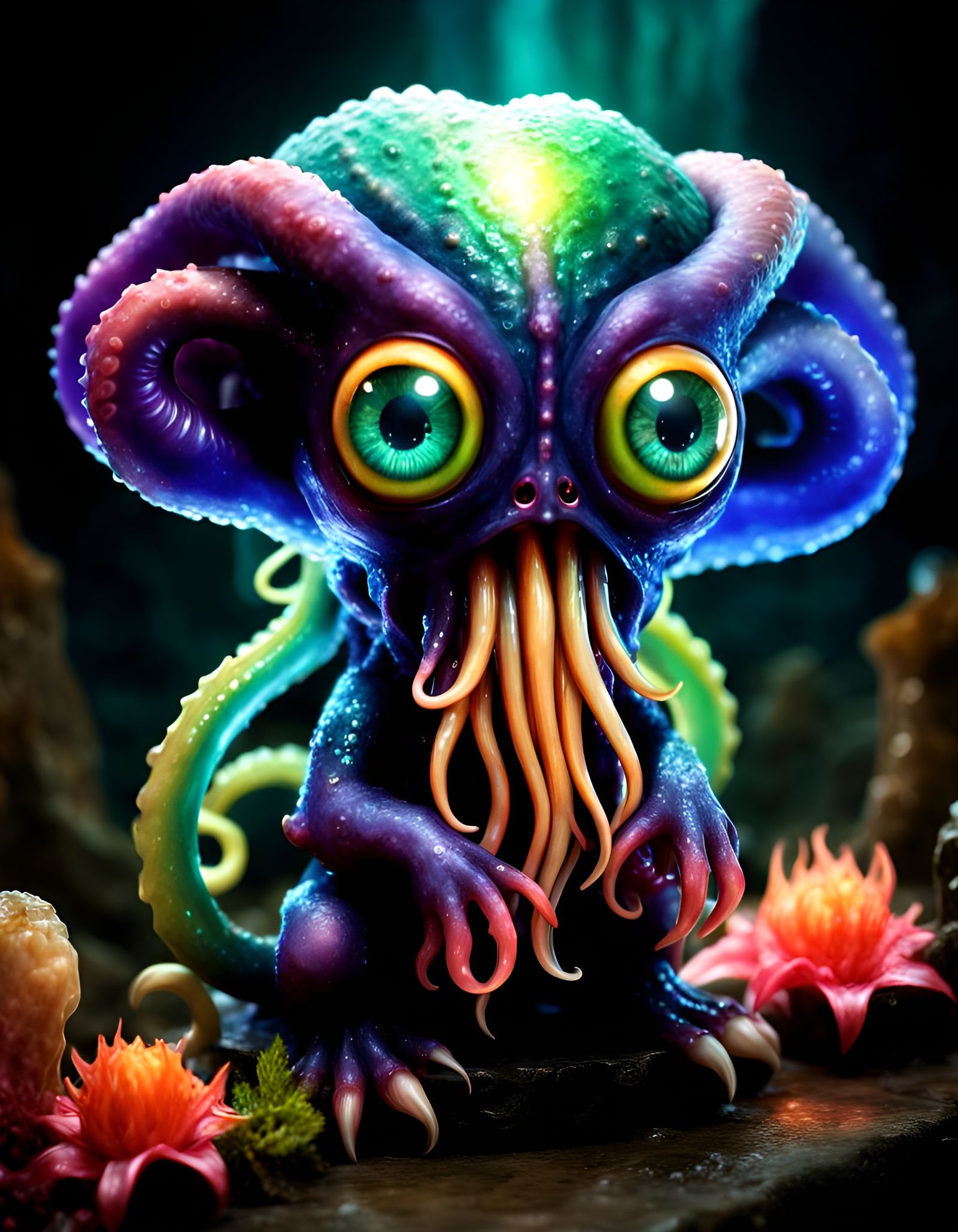 Sympathetic Eldritch God in High Fantasy Setting