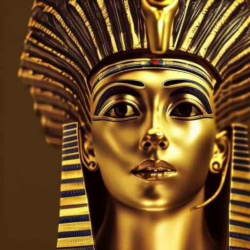 Cleopatra, Queen of Egypt: Hyperrealistic Portrait