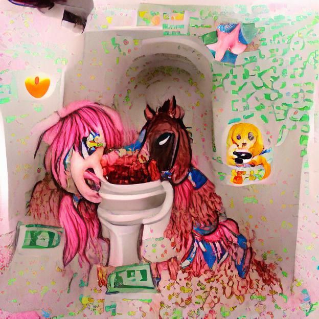 Disturbing Kawaii Gore Child's Drawing