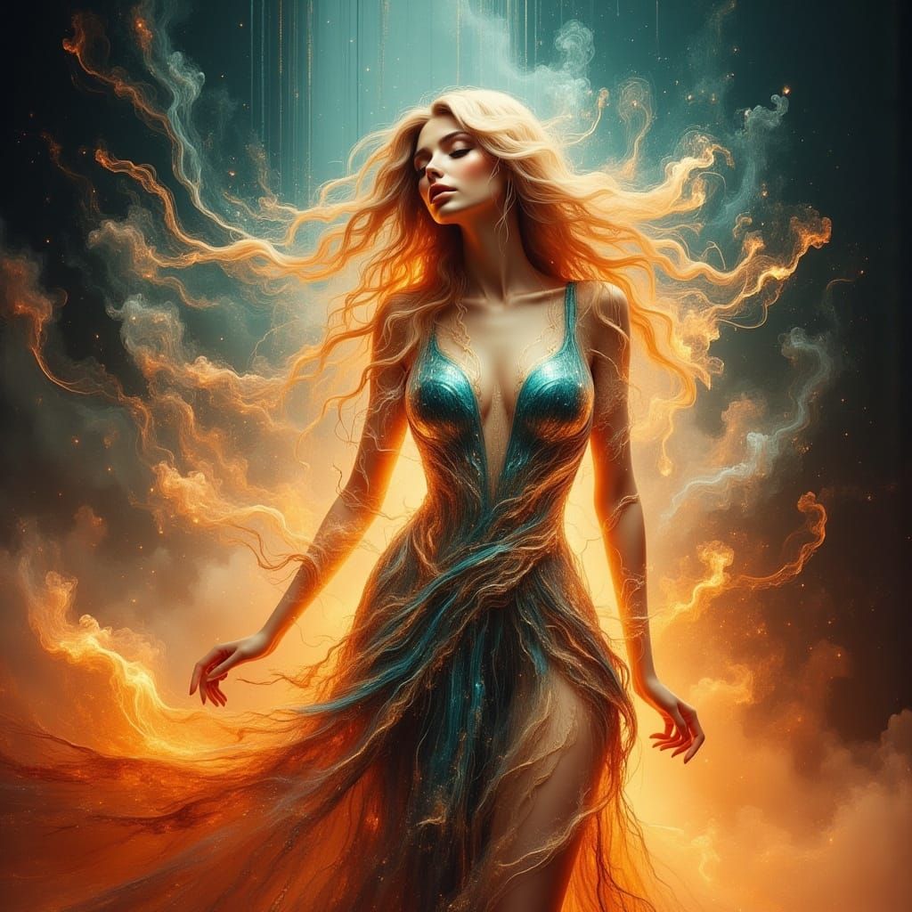 Carol Vorderman in Futuristic Energy Attire