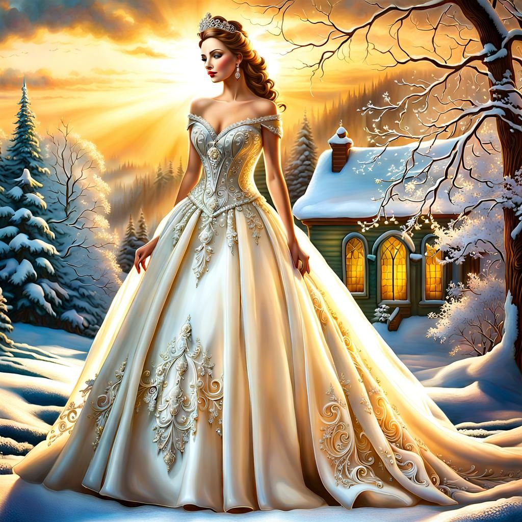 WINTER WEDDiNG GOWN