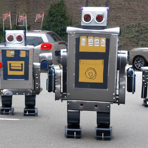 Festive Robot Parade