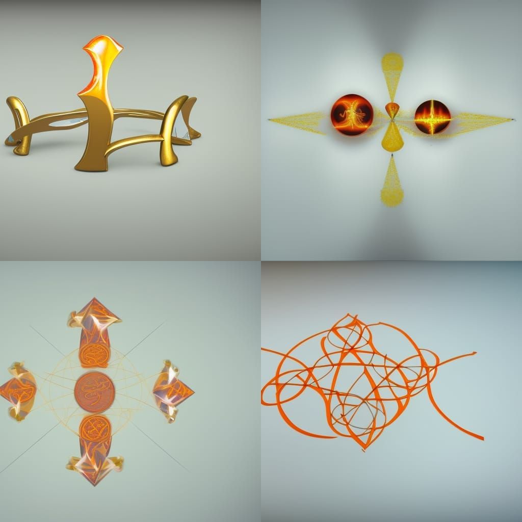 Chaos Magick Sigil for Manifesting Money in Gold