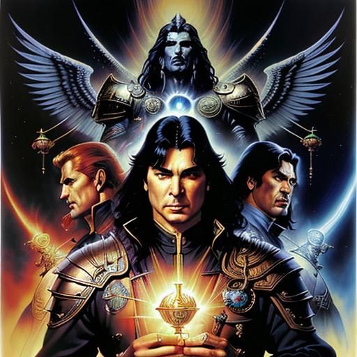 Mythological Beings in Underground Comix Style