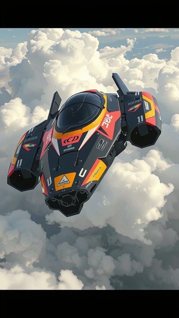 cyber tech sport hover-speeder