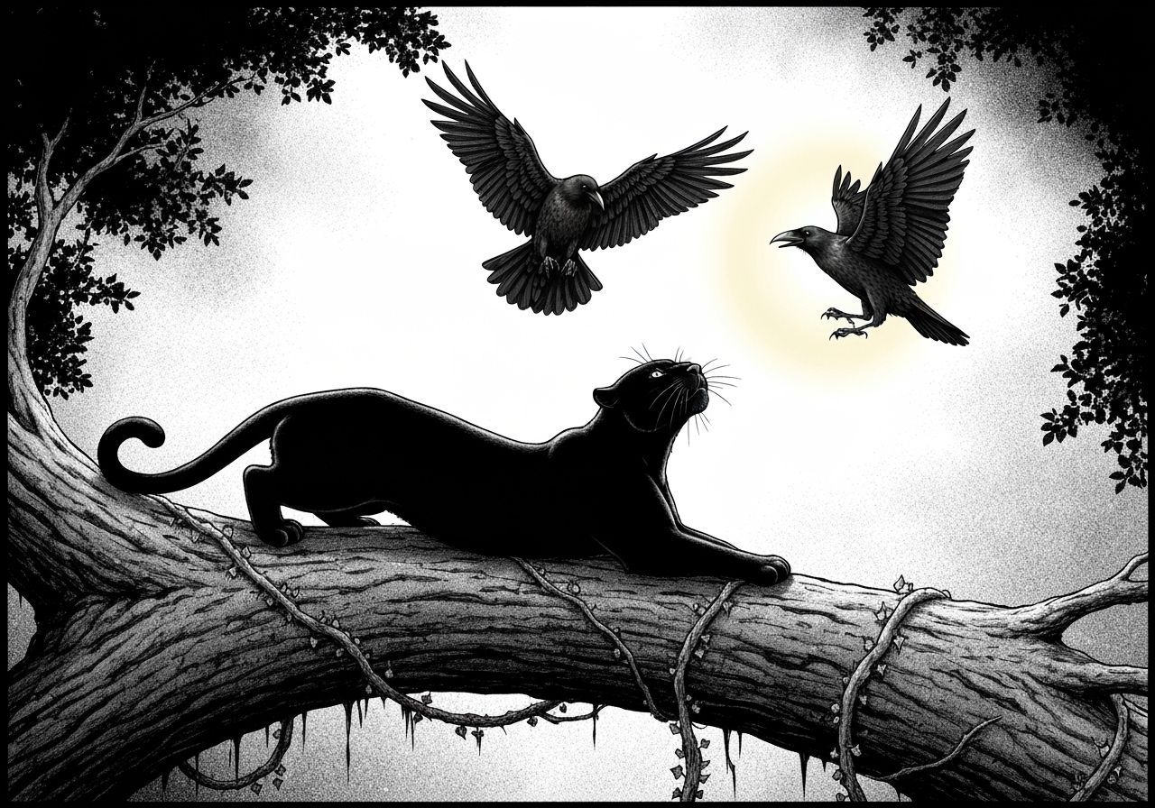 The Panther and the Crow