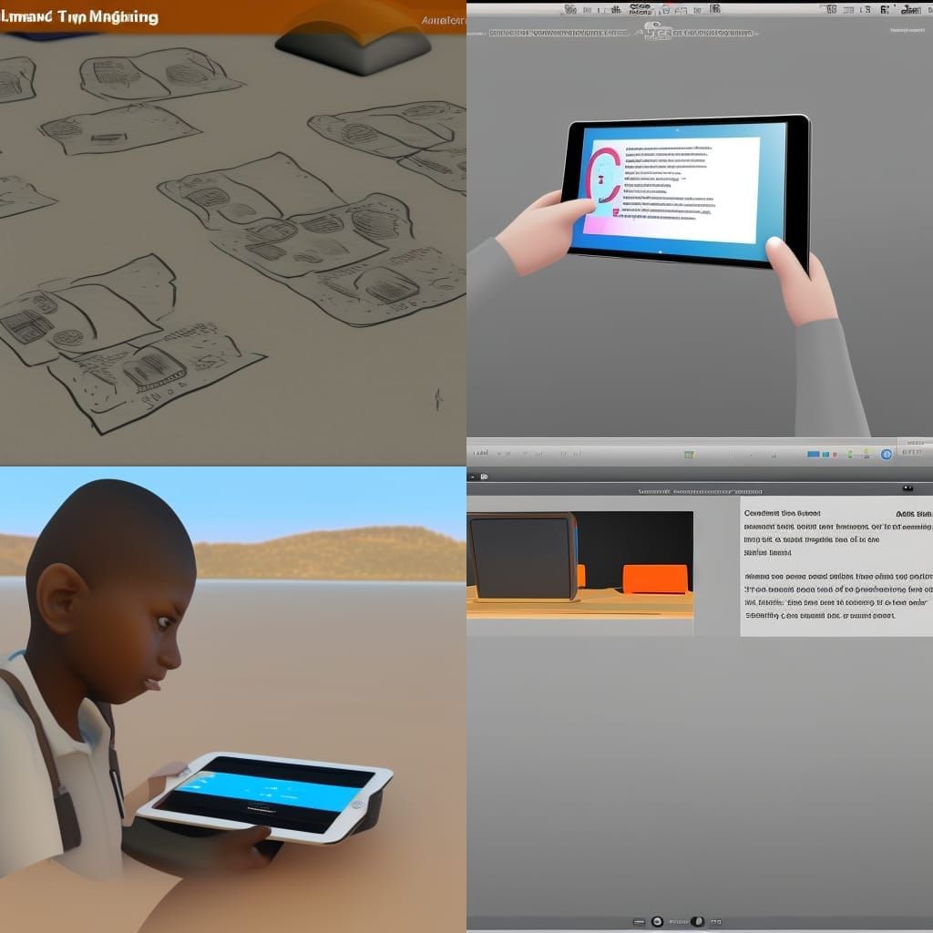 AI Tablet Literacy System for Refugee Camps
